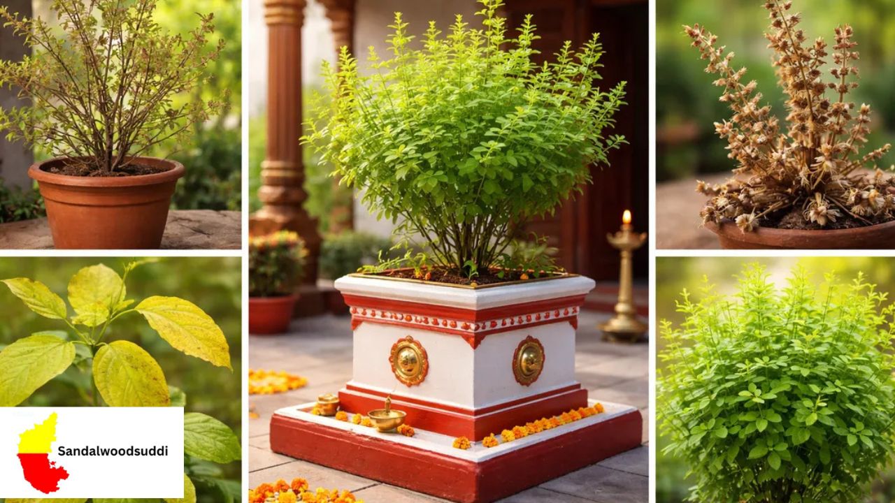 Tulsi Plant Signs at Home